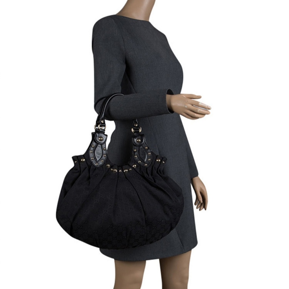 Part 2 Authentic Gucci Studded Pelham Shoulder Bag